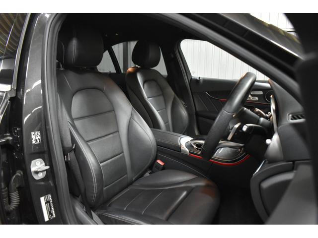 Cクラス C220d ローレウスエディション スポーツ+P レーダーセーフティP 特別仕様 MEコネクト 9速 ヒーター黒革 ACC BSM AMGエアロ18AW 液晶メーター HUD フットゲート 地デジナビ バックカメラ 2年保証(9枚目)