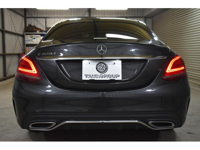 Cクラス C220d ローレウスエディション スポーツ+P レーダーセーフティP 特別仕様 MEコネクト 9速 ヒーター黒革 ACC BSM AMGエアロ18AW 液晶メーター HUD フットゲート 地デジナビ バックカメラ 2年保証(20枚目)