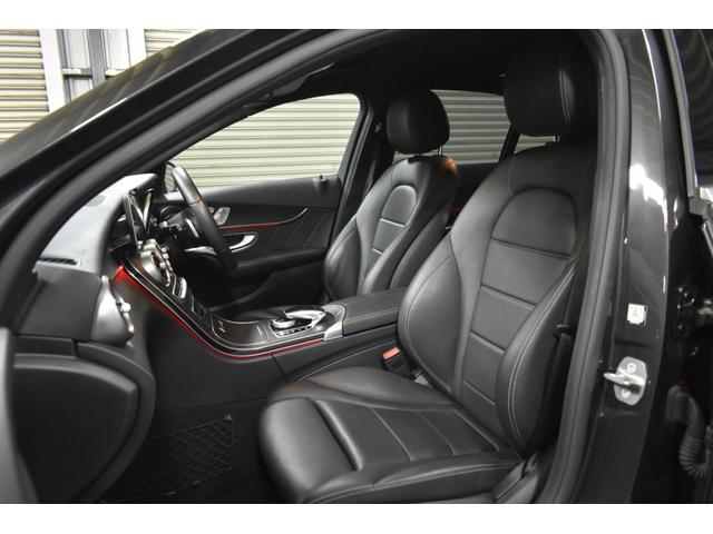 Cクラス C220d ローレウスエディション スポーツ+P レーダーセーフティP 特別仕様 MEコネクト 9速 ヒーター黒革 ACC BSM AMGエアロ18AW 液晶メーター HUD フットゲート 地デジナビ バックカメラ 2年保証(22枚目)