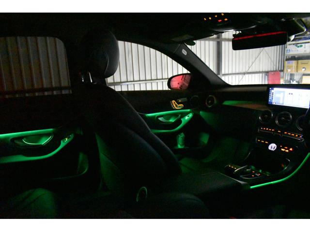 Cクラス C220d ローレウスエディション スポーツ+P レーダーセーフティP 特別仕様 MEコネクト 9速 ヒーター黒革 ACC BSM AMGエアロ18AW 液晶メーター HUD フットゲート 地デジナビ バックカメラ 2年保証(41枚目)