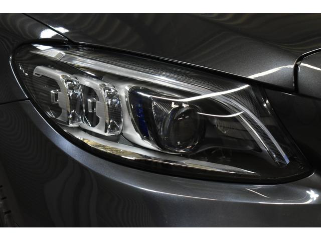 Cクラス C220d ローレウスエディション スポーツ+P レーダーセーフティP 特別仕様 MEコネクト 9速 ヒーター黒革 ACC BSM AMGエアロ18AW 液晶メーター HUD フットゲート 地デジナビ バックカメラ 2年保証(50枚目)