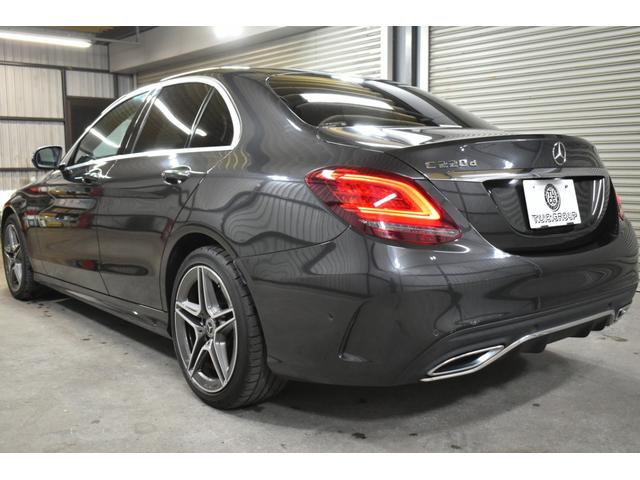 Cクラス C220d ローレウスエディション スポーツ+P レーダーセーフティP 特別仕様 MEコネクト 9速 ヒーター黒革 ACC BSM AMGエアロ18AW 液晶メーター HUD フットゲート 地デジナビ バックカメラ 2年保証(53枚目)