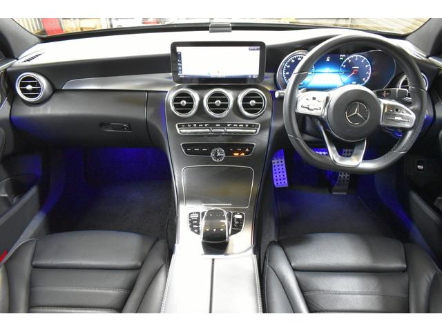 Ｃクラス Ｃ２００　４マチックアバンギャルド　ＡＭＧライン　レーダーセーフティＰ　後期型　ＭＥコネクト　９速ＡＴ　ヒーター黒革　ディストロ　ＢＳＭ　Ｌキープ　ＡＭＧエアロ１８ＡＷ　キーＧＯ　パークトロ　マルチアンビエント　地デジＢカメラ　２年保証（3枚目）