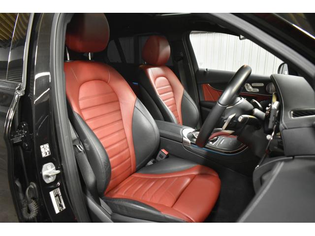 ＧＬＣ ＧＬＣ４３　４マチッククーペ　レザーエクスクルーシブ　レーダーＰ　サンルーフ　全席ヒーター赤黒革　ディストロ　ＡＭＧエアロ２０ＡＷ　キーＧＯ　ＨＵＤ　サイドステップ　フットゲート　ブルメスター　地デジ３６０カメ　２年保証（10枚目）