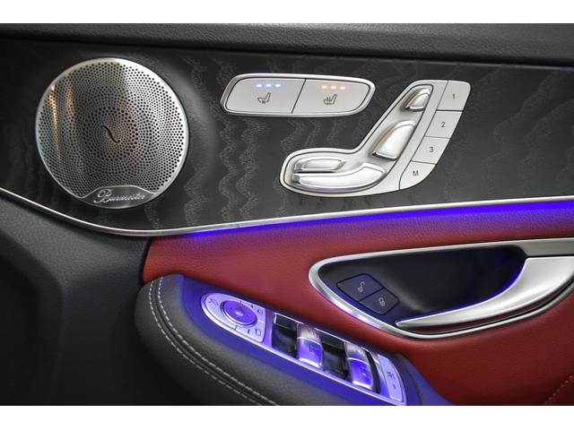 Ｃクラス Ｃ２００　ローレウスエディション　レザーエクスクルーシブ　スポーツ＋Ｐ　レーダーＰ　特別仕様　ＭＥコネ　９速　ヒータークーラー赤革　ＡＣＣ　ＡＭＧエアロ１８ＡＷ　液晶メーター　Ｆゲート　ブルメＳ　ＨＵＤ地デジ３６０カメ　２年保証（5枚目）