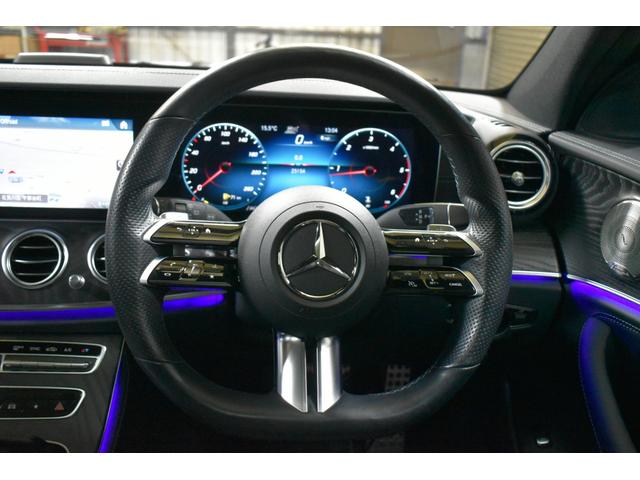 Eクラスステーションワゴン E220d ステーションワゴン スポーツ エクスクルーシブP AMGラインインテリアP レーダーセーフティP 後期 パノラマサンルーフ 黒革 ブルメ HUD MUBXナビTV 360カメ オートテールゲート AMGエアロ19AW 2年保証(22枚目)