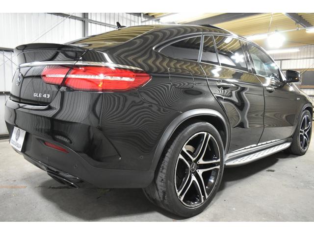 GLE GLE43 4マチック クーペ レーダーP 390馬力 パノラマサン 全席ヒーター黒革 ディストロ AMGエアロ22AW サイドステップ キーGo ハーマンK ナビ360カメ PTS LEDライト 2年保証(4枚目)