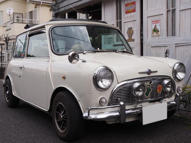 ＭＩＮＩ メイフェア　電動キャンバストップ　１０インチ　ＭＫ１パーツ　４ＡＴ　ウッドパネル　クーラー　モトリタウッド（4枚目）
