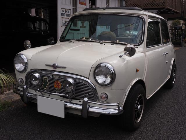 ＭＩＮＩ メイフェア　電動キャンバストップ　１０インチ　ＭＫ１パーツ　４ＡＴ　ウッドパネル　クーラー　モトリタウッド（5枚目）