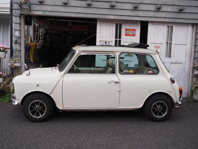 ＭＩＮＩ メイフェア　電動キャンバストップ　１０インチ　ＭＫ１パーツ　４ＡＴ　ウッドパネル　クーラー　モトリタウッド（6枚目）