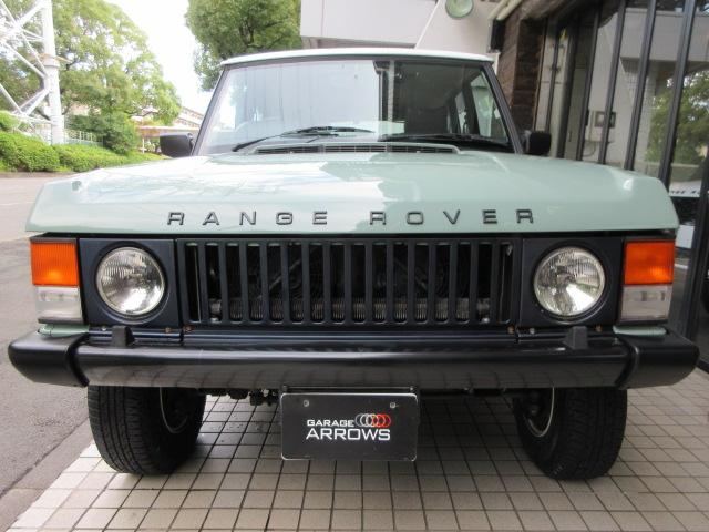 レンジローバー ベースグレード 本革 SR SWB 後期インテリア コイルサス換装 ブレーキマスターバック方式換装 ボディNewペイント ホワイトコントラストルーフ アルミ製アッパーゲート 天張新品生地張替済 正規D車 右H 記付(2枚目)