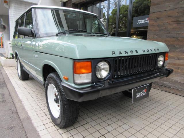 レンジローバー ベースグレード 本革 SR SWB 後期インテリア コイルサス換装 ブレーキマスターバック方式換装 ボディNewペイント ホワイトコントラストルーフ アルミ製アッパーゲート 天張新品生地張替済 正規D車 右H 記付(6枚目)