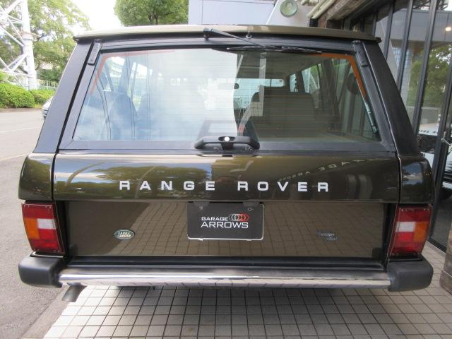 レンジローバー バンデンプラ　本革　ＳＲ　純正同色ＡＷ　ＬＷＢ　コイルサス換装済　後期インテリア　アイアンバンパー　サブタンク新品交換　天張新品生地張替済　Ｒクォーターガラスシール左右交換済　正規ディーラー車　右ハンドル　記録簿付（3枚目）