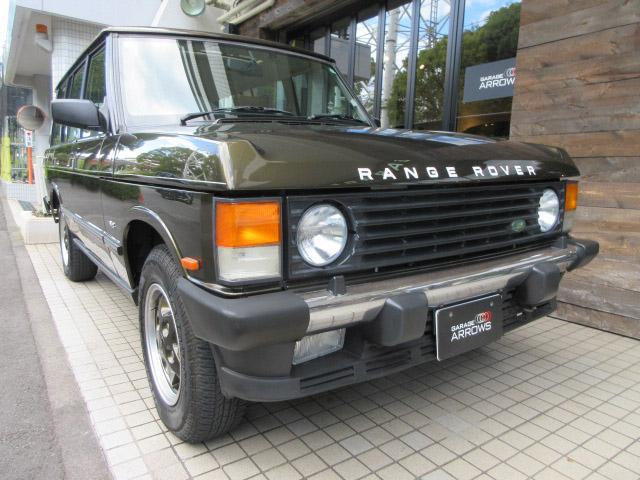 レンジローバー バンデンプラ　本革　ＳＲ　純正同色ＡＷ　ＬＷＢ　コイルサス換装済　後期インテリア　アイアンバンパー　サブタンク新品交換　天張新品生地張替済　Ｒクォーターガラスシール左右交換済　正規ディーラー車　右ハンドル　記録簿付（6枚目）