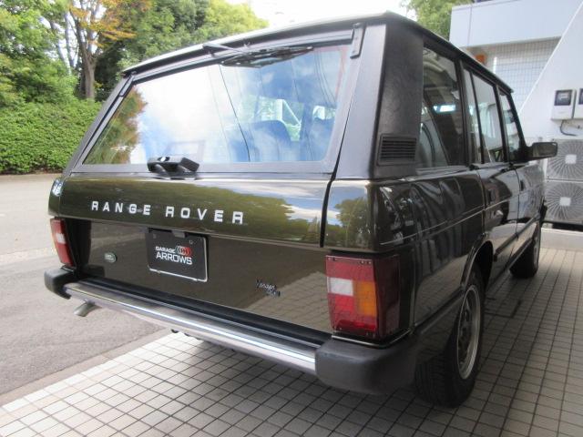 レンジローバー バンデンプラ　本革　ＳＲ　純正同色ＡＷ　ＬＷＢ　コイルサス換装済　後期インテリア　アイアンバンパー　サブタンク新品交換　天張新品生地張替済　Ｒクォーターガラスシール左右交換済　正規ディーラー車　右ハンドル　記録簿付（8枚目）
