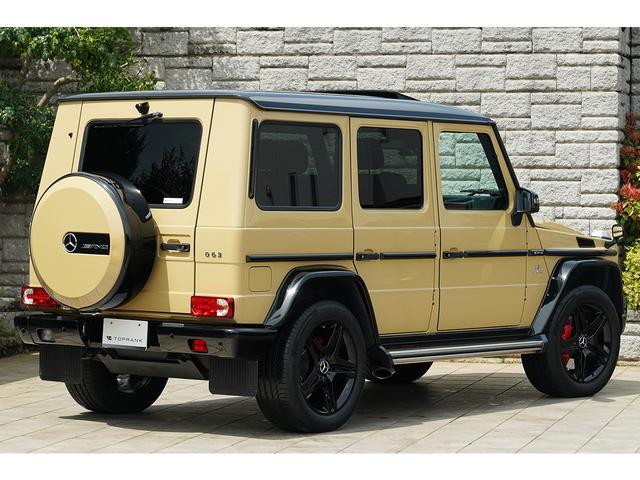 Ｇクラス Ｇ６３　ＡＭＧ東京世田谷スペシャルオーダー　特注カラー　デザートサンド　ブラウン＆ブラックツートンレザー　最終モデル（2枚目）