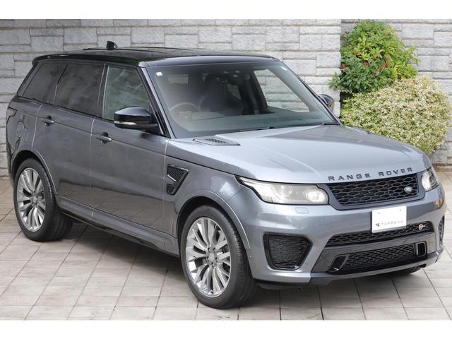 レンジローバースポーツ ＳＶＲ　インコントロールタッチプロ　コントラストブラックルーフ　ＯＰ２２インチＡＷ　カーボンファイバーエンジンカバー　ワンオーナー（16枚目）
