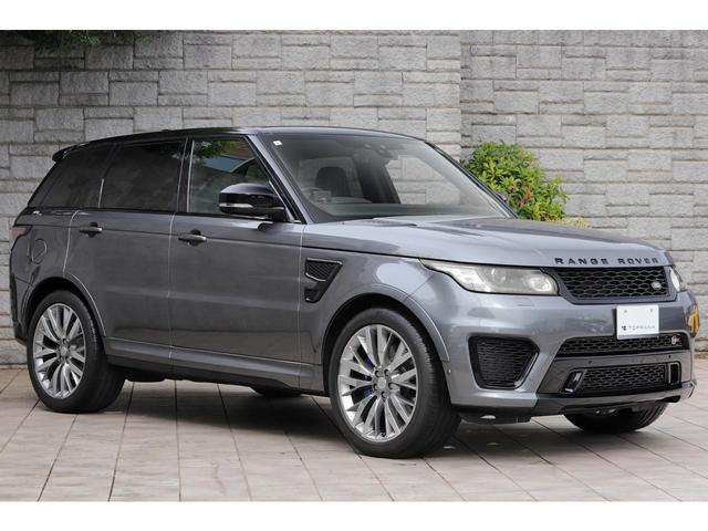 レンジローバースポーツ ＳＶＲ　インコントロールタッチプロ　コントラストブラックルーフ　ＯＰ２２インチＡＷ　カーボンファイバーエンジンカバー　ワンオーナー（17枚目）