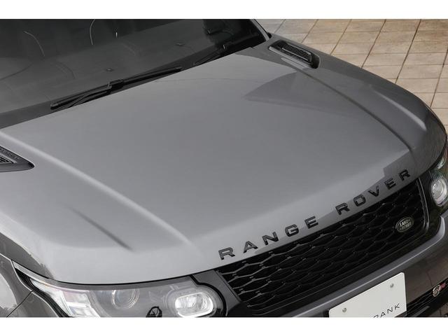 レンジローバースポーツ ＳＶＲ　インコントロールタッチプロ　コントラストブラックルーフ　ＯＰ２２インチＡＷ　カーボンファイバーエンジンカバー　ワンオーナー（36枚目）