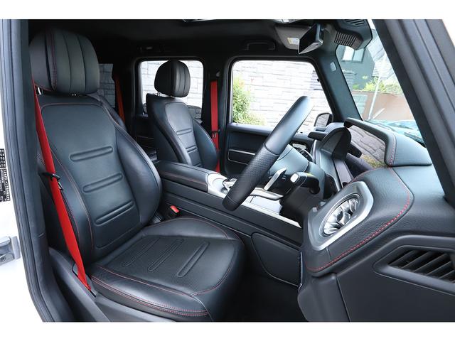 Ｇクラス Ｇ３５０ｄ　マヌファクトゥーアエディション　ナイトＰＫＧ　ＡＭＧライン　ラグジュアリーＰＫＧ　サンルーフ　アダプティブダンピングシステム　ＡＭＧ２０インチＡＷ　ブルメスター（10枚目）