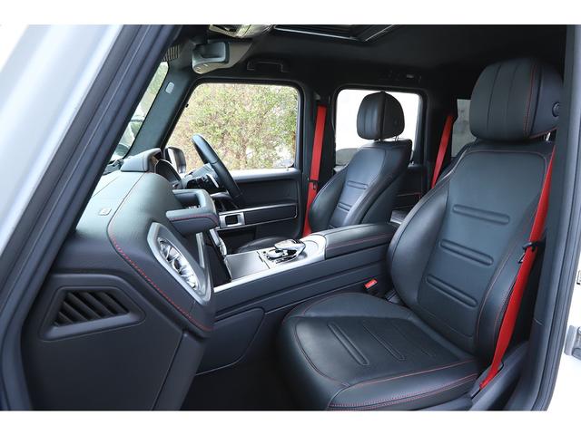 Ｇクラス Ｇ３５０ｄ　マヌファクトゥーアエディション　ナイトＰＫＧ　ＡＭＧライン　ラグジュアリーＰＫＧ　サンルーフ　アダプティブダンピングシステム　ＡＭＧ２０インチＡＷ　ブルメスター（41枚目）