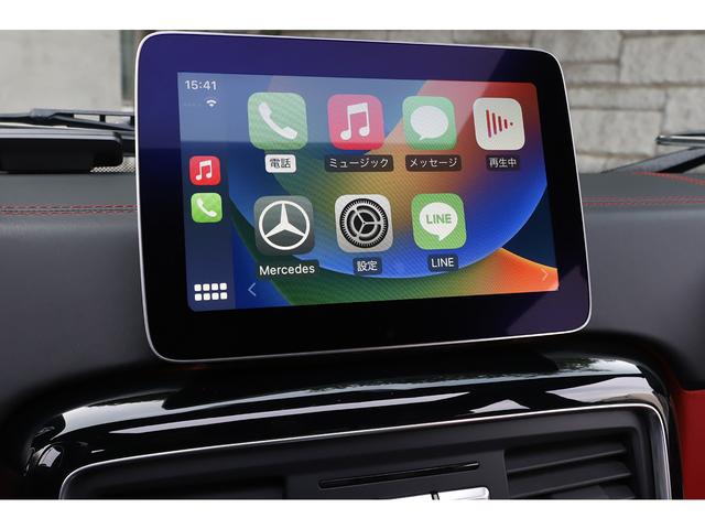 Ｇクラス Ｇ６３　デジーノインテリアＰＫＧ　純正マットカラー　デジーノマグノナイトブラック　５７１ＰＳモデル　ＡｐｐｌｅＣａｒＰｌａｙ　最終モデル（42枚目）