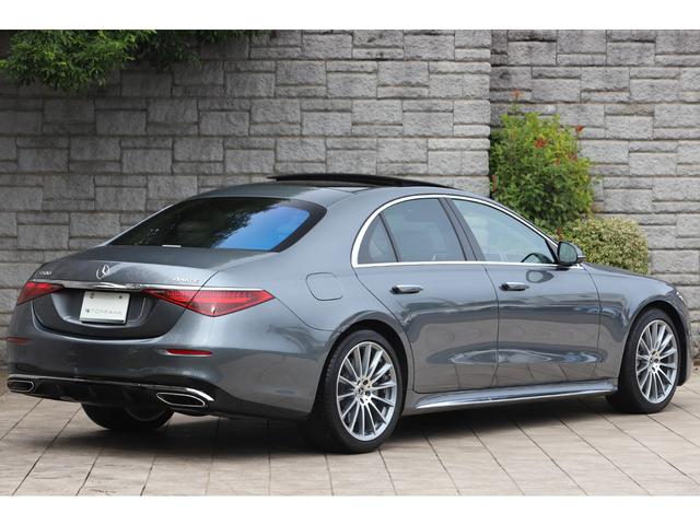 Sクラス S580 4マチック AMGラインPKG ベージュ革 ドライバーズPKG パノラマサンルーフ AMG20インチAW 法人ワンオーナー 新車保証付(2枚目)