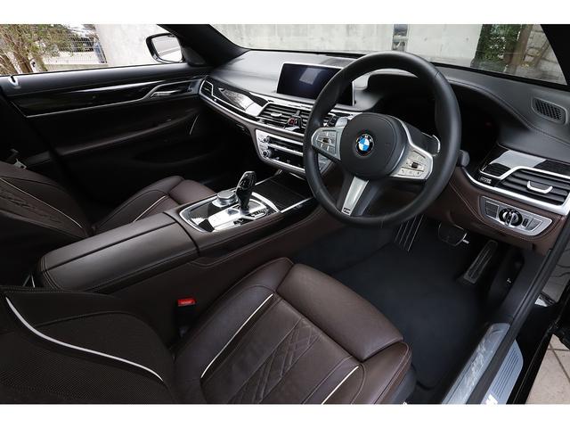 7シリーズ 740d xDrive Mスポーツ モカレザー サンルーフ 純正20インチAW レーザーライト シートヒーター&ベンチレーション harman/kardon(9枚目)