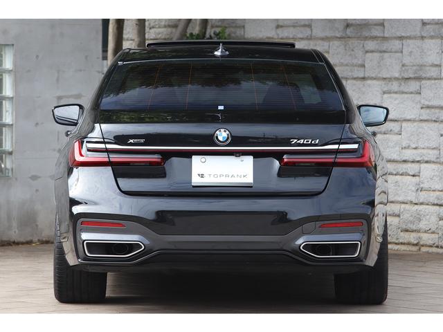 7シリーズ 740d xDrive Mスポーツ モカレザー サンルーフ 純正20インチAW レーザーライト シートヒーター&ベンチレーション harman/kardon(19枚目)