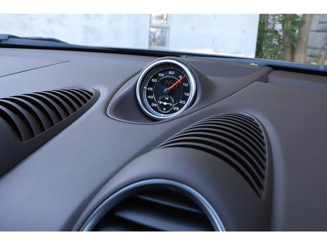 718ボクスター 718ボクスターGTS PDK スポーツクロノPKG 有償色アゲートグレー エスプレッソレザーインテリア ブラウン幌 純正20インチAW スポーツエグゾースト(11枚目)