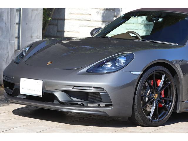 718ボクスター 718ボクスターGTS PDK スポーツクロノPKG 有償色アゲートグレー エスプレッソレザーインテリア ブラウン幌 純正20インチAW スポーツエグゾースト(26枚目)