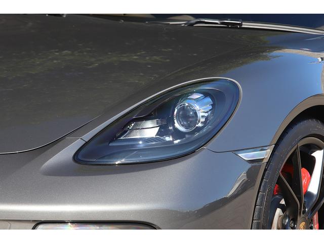718ボクスター 718ボクスターGTS PDK スポーツクロノPKG 有償色アゲートグレー エスプレッソレザーインテリア ブラウン幌 純正20インチAW スポーツエグゾースト(27枚目)