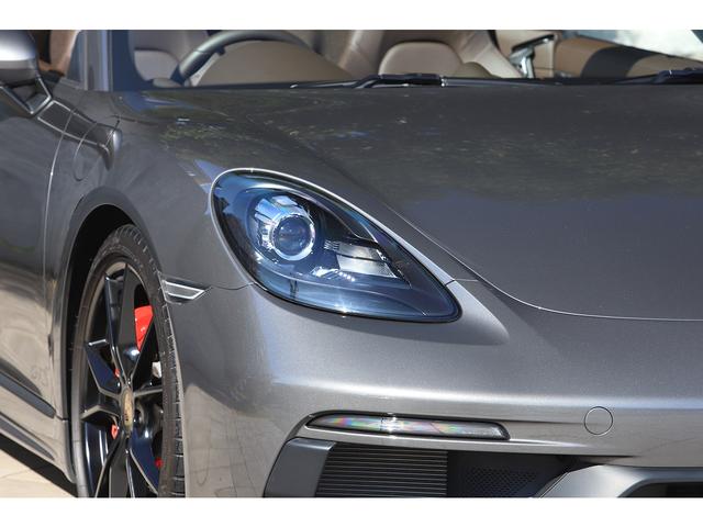 718ボクスター 718ボクスターGTS PDK スポーツクロノPKG 有償色アゲートグレー エスプレッソレザーインテリア ブラウン幌 純正20インチAW スポーツエグゾースト(28枚目)