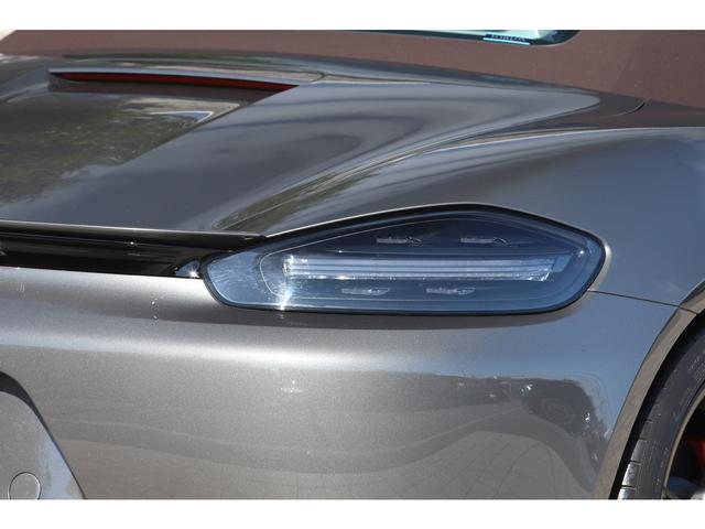 718ボクスター 718ボクスターGTS PDK スポーツクロノPKG 有償色アゲートグレー エスプレッソレザーインテリア ブラウン幌 純正20インチAW スポーツエグゾースト(31枚目)