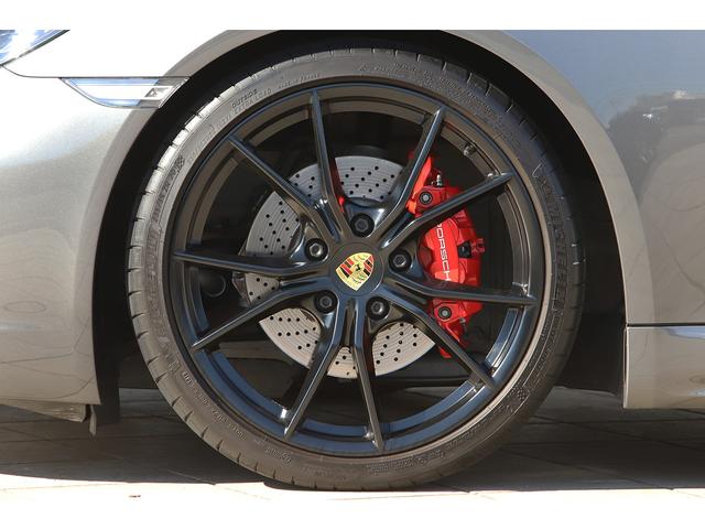 718ボクスター 718ボクスターGTS PDK スポーツクロノPKG 有償色アゲートグレー エスプレッソレザーインテリア ブラウン幌 純正20インチAW スポーツエグゾースト(33枚目)