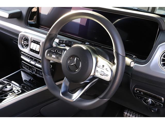 Ｇクラス Ｇ４００ｄ　ＡＭＧライン　マヌファクトゥーアプログラム　マヌファクトゥーアインテリアプラスＰＫＧ　ツートンステアリング　アダプティブダンピングシステム　法人ワンオーナー（30枚目）