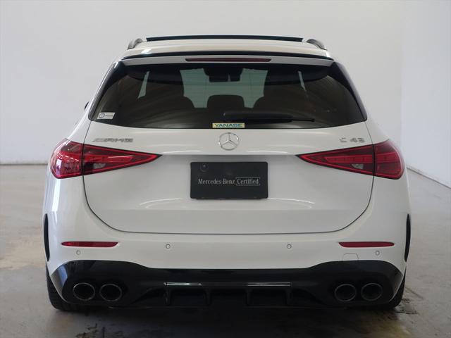 Ｃクラスステーションワゴン Ｃ４３　４ＭＡＴＩＣ　ステーションワゴン　Ｂｌｕｅｔｏｏｔｈ接続　ＥＴＣ　ＬＥＤヘッドライト　ＴＶ　アイドリングストップ　クルーズコントロール　コネクテッド機能　サイドカメラ　サンルーフ・ガラスルーフ　シートエアコン　シートヒーター（3枚目）