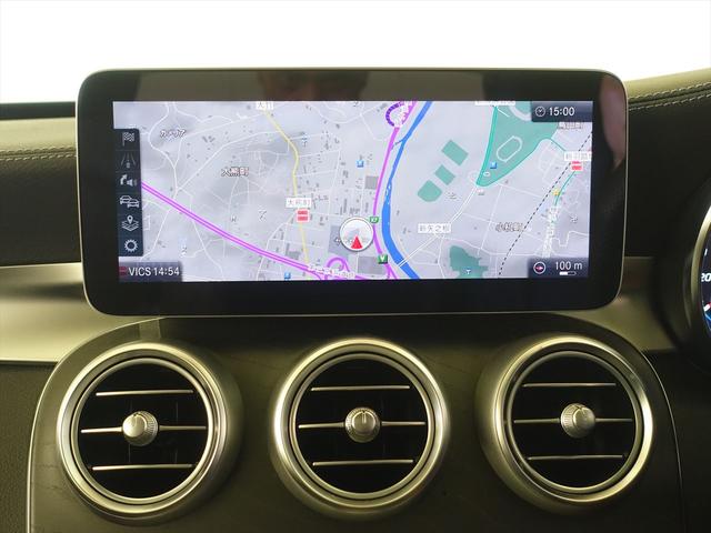 Ｃクラス Ｃ４３　４ＭＡＴＩＣ　Ｂｌｕｅｔｏｏｔｈ接続　ＥＴＣ　ＬＥＤヘッドライト　ＴＶ　アイドリングストップ　クルーズコントロール　コネクテッド機能　サンルーフ・ガラスルーフ　シートヒーター　トランクスルー　ナビ　バックモニター（11枚目）