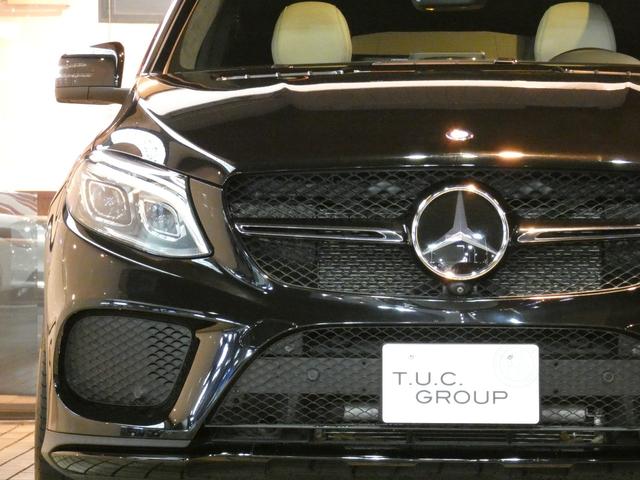 GLE43 4マチック クーペ designoエクスクルーシブ&レーダーセーフティPKG 1オーナー ポーセレンナッパレザー パノラマSR HDDナビフルセグTV 360カメラ harman/kardon オートテール 2年保証付(2枚目)