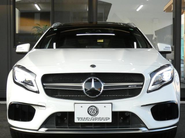 ＧＬＡクラス ＧＬＡ４５　４マチック　１オーナー　後期モデル　ＡＭＧ専用装備　レーダーセーフティＰＫＧ　ブラックレザーシート　パノラマＳＲ　ナビＴＶ　ＣａｒＰｌａｙ　前後ドラレコ　ＬＥＤヘッドライト　強化ブレーキ　１９インチＡＷ　２年保証（35枚目）
