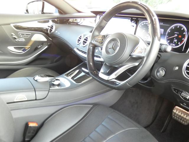 Ｓクラス Ｓ５５０　クーペ　ＡＭＧライン　レーダーＰＫＧ　ナッパ革／ベンチレーター／マッサージ　ガラスルーフ　ナビＴＶ　３６０度カメラ　ブルメスター　ヘッドアップＤ　ＡＭＧエアロ／２０ＡＷ　エアバランスＰ　自動トランク　ＬＥＤライト　２年保証（24枚目）