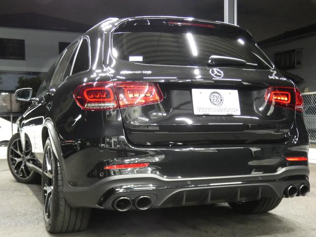 ＧＬＣ ＧＬＣ４３　４マチック　レザーＥＸＣ　後期　黒本革／ベンチレーター　パノラマＳＲ　ＭＢＵＸナビ　地デジ　３６０度カメラ　ブルメスター　ヘッドアップＤ　レーダーセーフティＰ　エアバランスＰ　ＡＭＧエアロ／２０ＡＷ　２年保証付（3枚目）