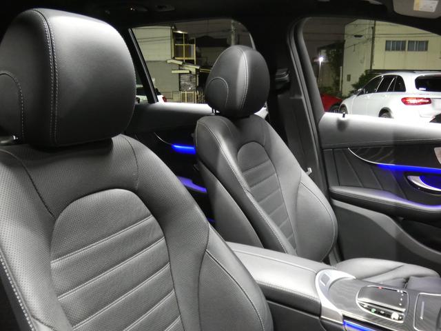 ＧＬＣ ＧＬＣ４３　４マチック　レザーＥＸＣ　後期　黒本革／ベンチレーター　パノラマＳＲ　ＭＢＵＸナビ　地デジ　３６０度カメラ　ブルメスター　ヘッドアップＤ　レーダーセーフティＰ　エアバランスＰ　ＡＭＧエアロ／２０ＡＷ　２年保証付（22枚目）