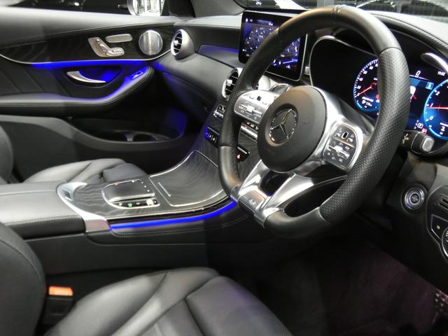 ＧＬＣ ＧＬＣ４３　４マチック　レザーＥＸＣ　後期　黒本革／ベンチレーター　パノラマＳＲ　ＭＢＵＸナビ　地デジ　３６０度カメラ　ブルメスター　ヘッドアップＤ　レーダーセーフティＰ　エアバランスＰ　ＡＭＧエアロ／２０ＡＷ　２年保証付（30枚目）
