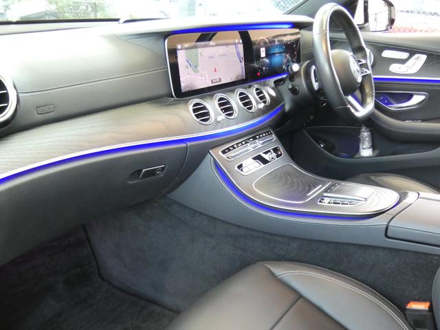 Ｅクラス Ｅ２００　スポーツ　ＡＭＧラインインテリア／ＥＸＣ－Ｐ　後期型　１オーナー　ＢＳＧ搭載　ＡＭＧエアロ／１９ＡＷ　ナッパ革／前後ヒーター　ＭＢＵＸナビ　地デジ　３６０度カメラ　Ａカープレイ　ブルメスター　ＨＵＤ　２年保証付（8枚目）