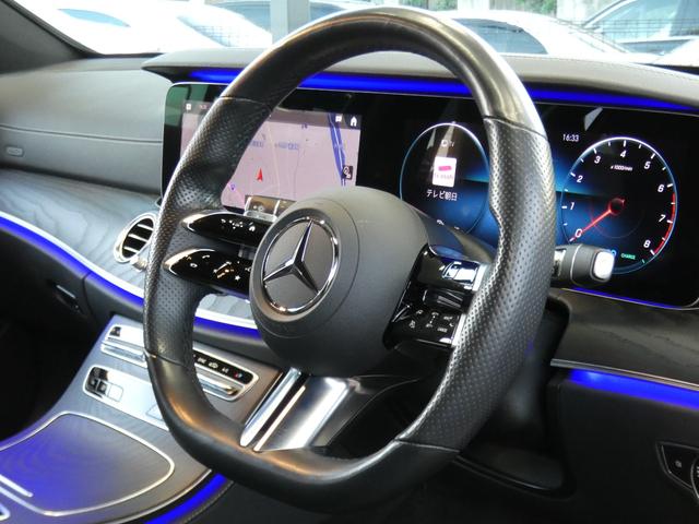 Ｅクラス Ｅ２００　スポーツ　ＡＭＧラインインテリア／ＥＸＣ－Ｐ　後期型　１オーナー　ＢＳＧ搭載　ＡＭＧエアロ／１９ＡＷ　ナッパ革／前後ヒーター　ＭＢＵＸナビ　地デジ　３６０度カメラ　Ａカープレイ　ブルメスター　ＨＵＤ　２年保証付（25枚目）