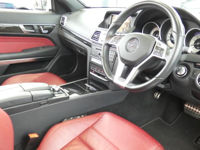 Ｅクラス Ｅ２５０カブリオレ　ＡＭＧスポーツ／コンフォート／レーダーセーフティＰＫＧ　後期　ダークレッド幌　ベンガルレッドレザー／エアスカーフ／ヒーター　ナビ　地デジ　３６０度カメラ　エアキャップ　ＡＭＧエアロ／１８ＡＷ　２年保証（25枚目）