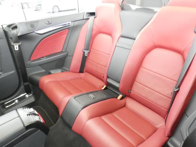 Ｅクラス Ｅ２５０カブリオレ　ＡＭＧスポーツ／コンフォート／レーダーセーフティＰＫＧ　後期　ダークレッド幌　ベンガルレッドレザー／エアスカーフ／ヒーター　ナビ　地デジ　３６０度カメラ　エアキャップ　ＡＭＧエアロ／１８ＡＷ　２年保証（28枚目）
