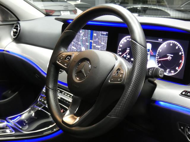 Ｅクラス Ｅ２００　４マチック　アバンギャルド　レーダーセーフティＰＫＧ　パナメリカーナグリル　黒半革シート／ヒーター　ナビ　地デジ　３６０度カメラ　Ａカープレイ　パドルシフト　ダイナミックセレクト　キーレスゴー　前後ドラレコ　ＰＴＳ　２年保証付（26枚目）