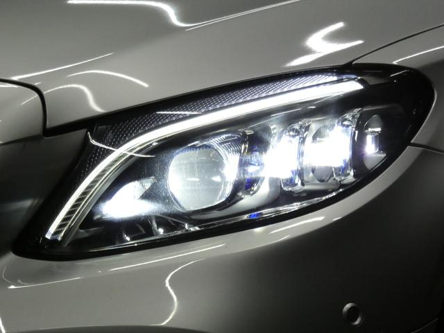 Cクラスステーションワゴン C43 4マチック ステーションワゴン レーダーP 後期 Meコネクト 黒本革 パノラマSR AMGエアロ/19AW KWダウンサス/ワイドスペーサー ナビ 地デジ Aカープレイ Bカメラ ブルメスター HUD 自動テールゲート 2年保証付(37枚目)